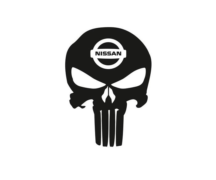 Nissan punisher dekal dekaler 2st