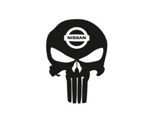 Nissan punisher dekal dekaler 2st