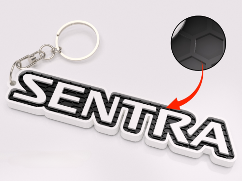 Nissan Sentra nyckelring 3d design