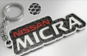 Nissan Micra nyckelring nyckelhänge 3D