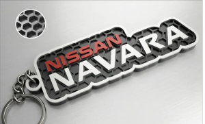 Nissan Navara nyckelring nyckelhänge 3D