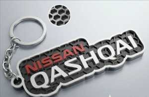 Nissan Qashqai nyckelring nyckelhänge 3D