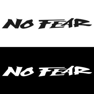 No Fear logo dekal 2st dekaler klistermärke