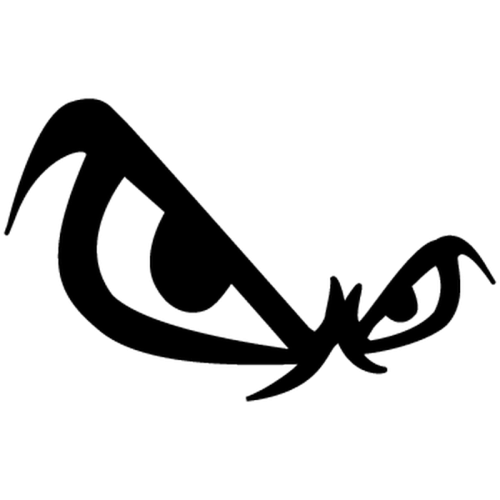 No Fear Eyes klistermärken 2st dekaler