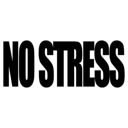 No Stress dekaler 2st stickers dekal