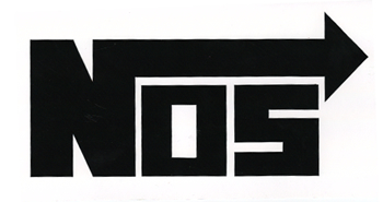 Nos klistermärken 2st dekaler dekal