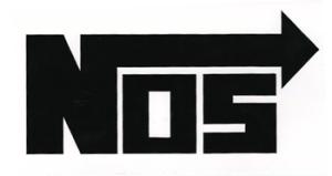 Nos klistermärken 2st dekaler dekal