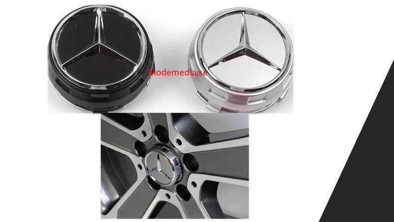 ny modell mercedes centrumkåpor till fälgarna