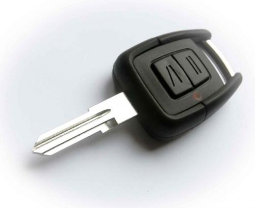 opel bilnyckel larmdosa med 2 knappar