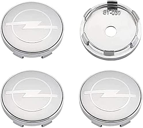 Opel centrumkåpor i silver färg 4 storlekar