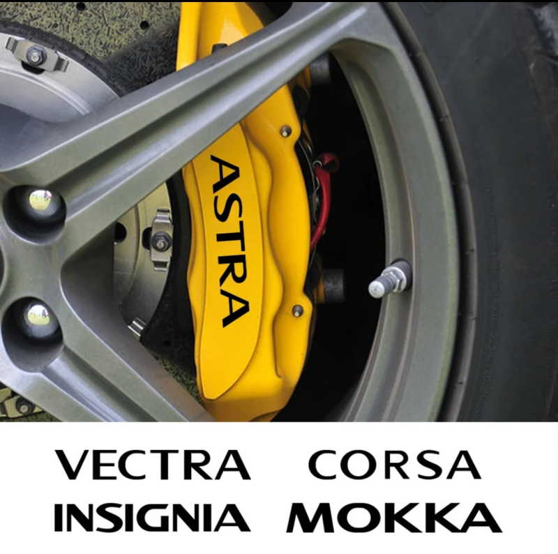 Opel Corsa mokka vecktra bromsdekaler