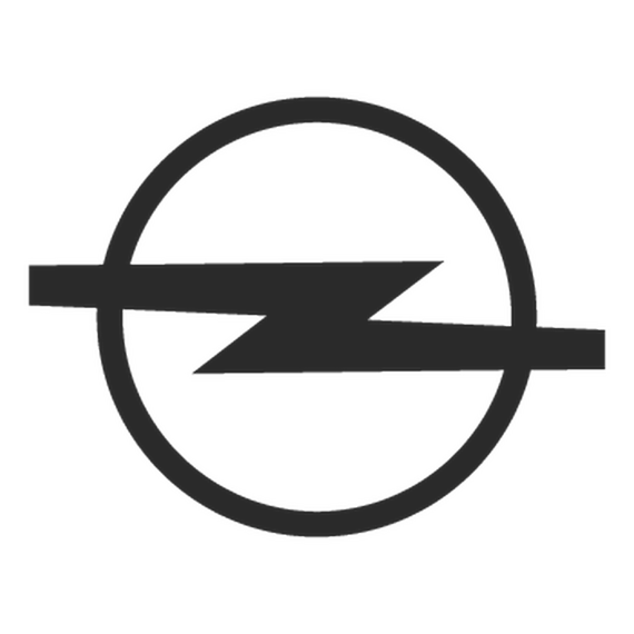 Opel logotyp stickers 2st dekal dekaler
