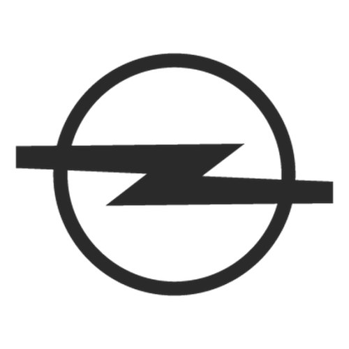 Opel logotyp stickers 2st dekal dekaler