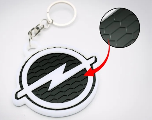 Opel logo nyckelring 3d nyckelhänge