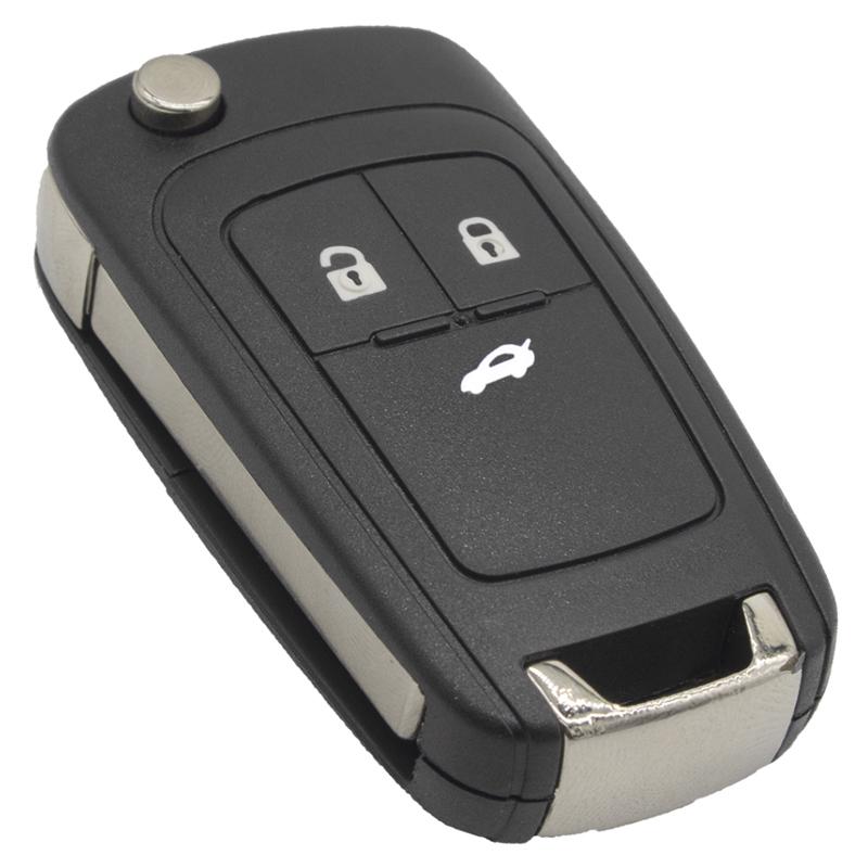 opel nyckelskal larmdosa med 3 knappar