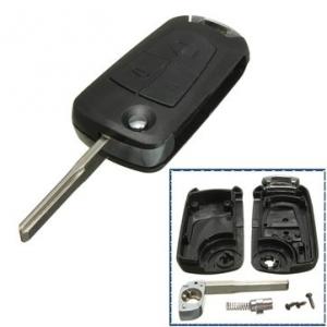 opel vauxhall vecktra corsa bilnyckel med 3 knappar