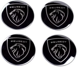 Peugeot hjulnav emblem nya loggan Lejon