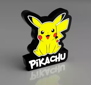 Pikachu nattlampa LED nattbelysning