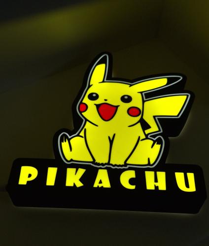 Pikachu nattlampa nattbelysning