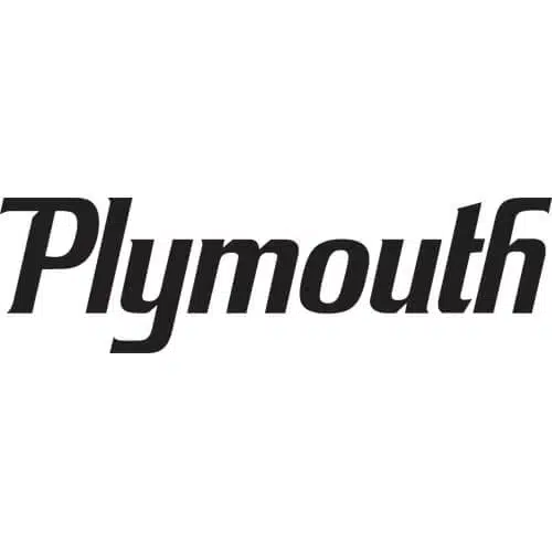 Plymouth dekal 2st dekaler klistermärke