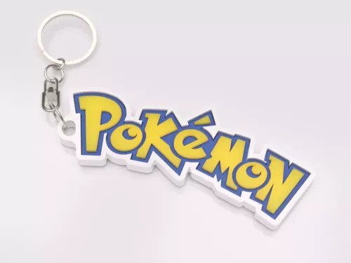 Pokemon nyckelring nyckelhänge 3d