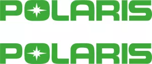 Polaris dekal 2st stickers klistermärke