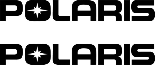 Polaris logotyp dekaler klistermärken 2-pack