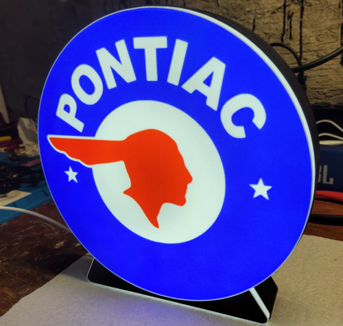 Pontiac nattlampa lampa perfekt till garaget