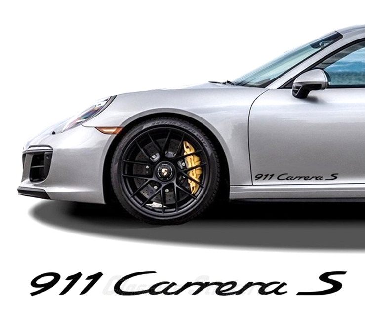 911 Carrera S logo stickers dekaler