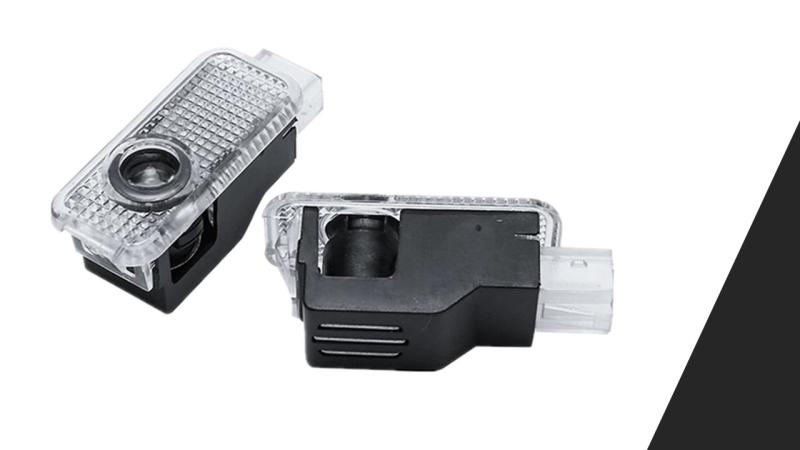 porsche cayenne dörrlampa med logo