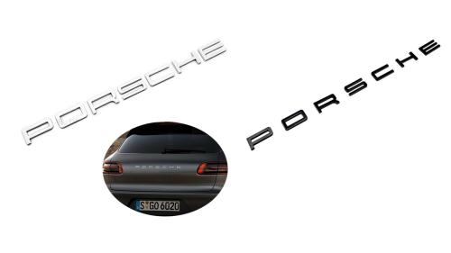 porsche emblem bagagelucka