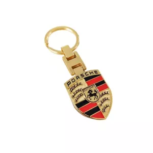 Porsche logo nyckelring nyckelhänge