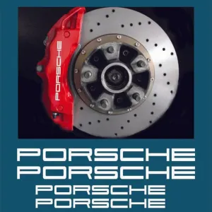 Porsche bromsoks dekaler stickers till bromsar