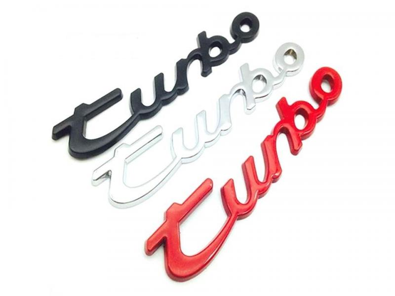 Porsche Turbo logo emblem märke till bilen