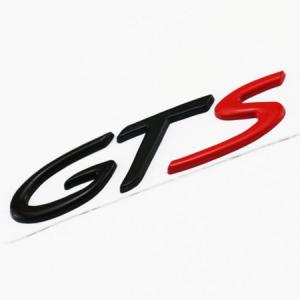 porshe emblem gts i svart
