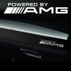 Powered by AMG dekaler sticker 2st klistermärken