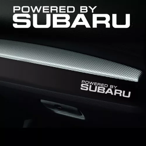 Powered by Subaru klistermärken 2st dekaler