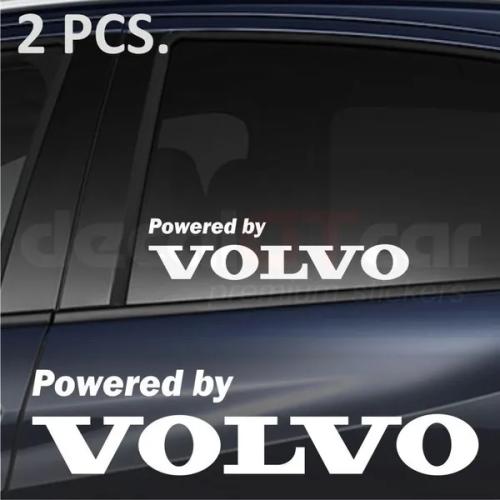 Powered by Volvo klistermärken 2st dekaler