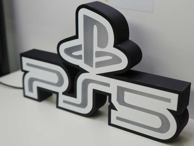 PS5 design nattlampa LED lampa dekoration