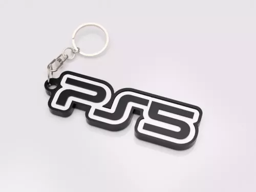 PS5 logo nyckelring nyckelhänge 3d