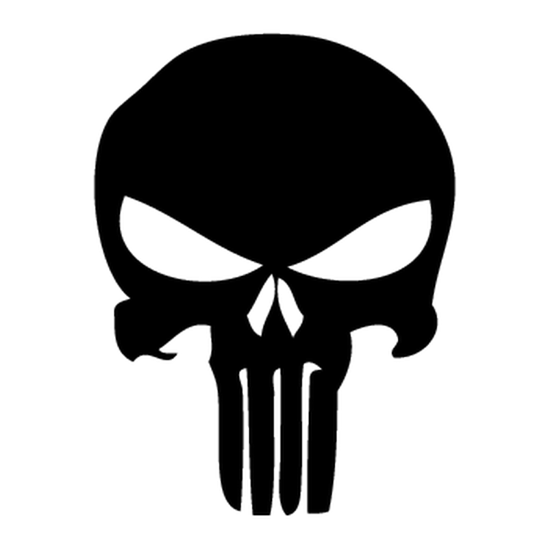 Punisher dekal dekaler 2st stickers