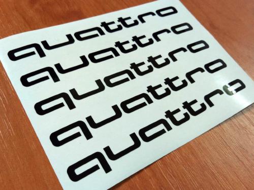 quattro dekaler till audi