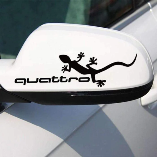Audi Quattro ödla dekaler 2st stickers