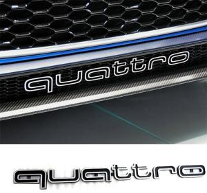 Audi Quattro emblem logga till  grillen