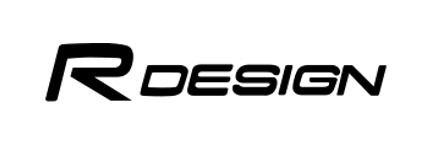 R design logo dekal stickers