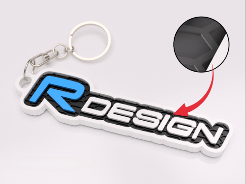 Volvo R-Design nyckelring Rdesign