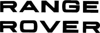 Range Rover logo dekal dekaler stickers 2st