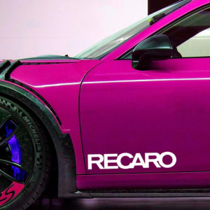 recaro logo dekaler till bilen