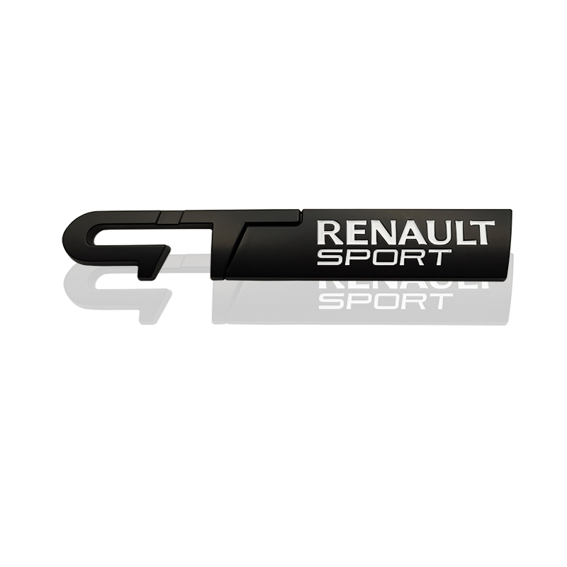 GT Renault Sport emblem i svart till bilen