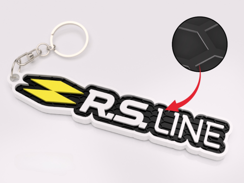 Renault RS Line nyckelring nyckelhänge